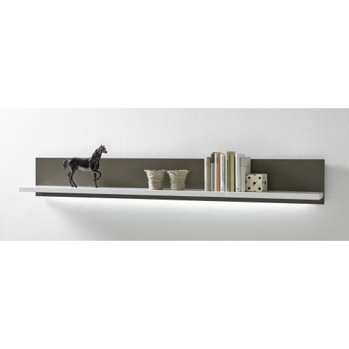 Wohnwand Trento 1 | weiß Hochglanz | 4-teilig | LED Beleuchtung