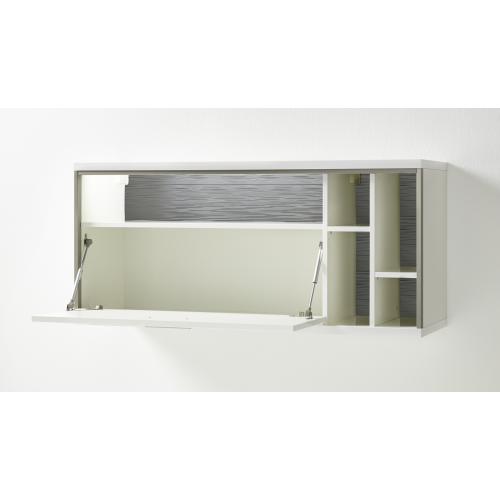 Wohnwand Trento 1 | weiß Hochglanz | 4-teilig | LED Beleuchtung