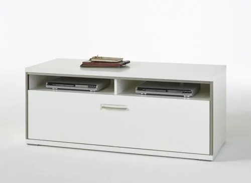 Wohnwand Trento 2 | weiß Hochglanz | 4-teilig | LED Beleuchtung 3