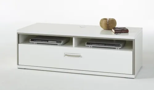 Wohnwand Trento 4 | weiß Hochglanz | 5-teilig