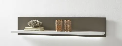 Wohnwand Trento 4 | weiß Hochglanz | 5-teilig | LED Beleuchtung 2