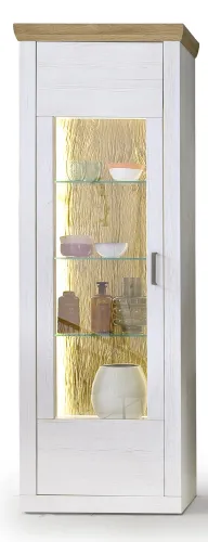 Wohnwand Wohnkombination Madrid | Landhaus | Pinie Aurelio/ Grandson Oak | 4-teilig