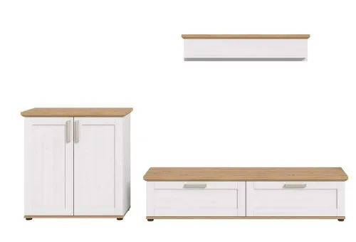 Wohnwand Wohnkombination Verona | 3-teilig | Sibiu Lärche