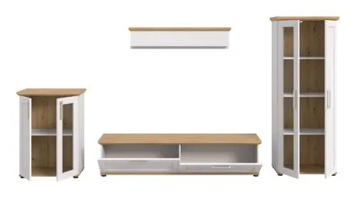 Wohnwand Wohnkombination Verona 4 | 4-teilig | Sibiu Lärche